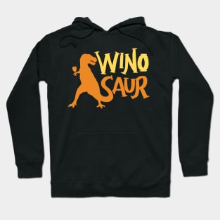 WinoSaur - Funny Wine lover shirts and gifts - T-Rex Hoodie